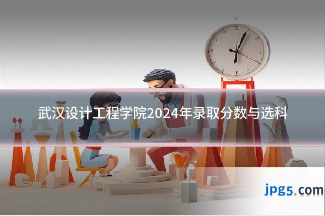 武汉设计工程学院2024年录取分数与选科
