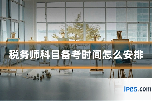 税务师科目备考时间怎么安排