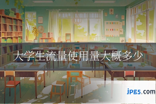 大学生流量使用量大概多少