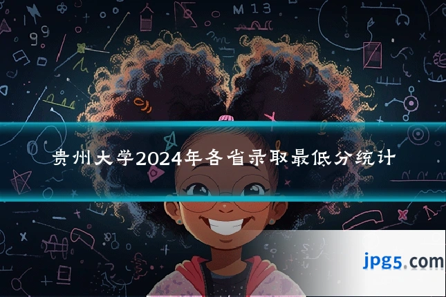 贵州大学2024年各省录取最低分统计