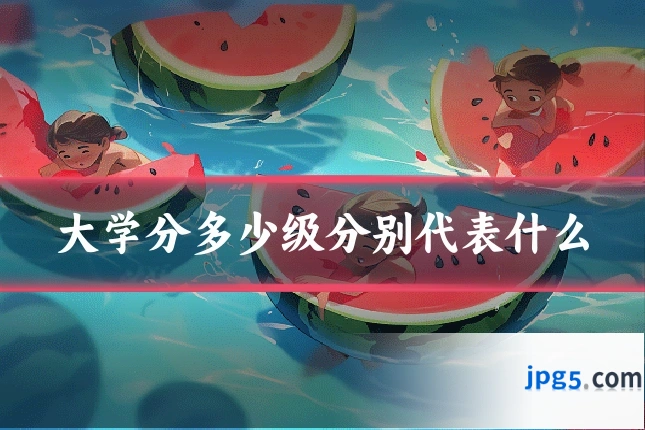 大学分多少级分别代表什么