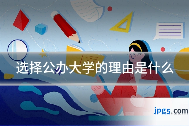 选择公办大学的理由是什么