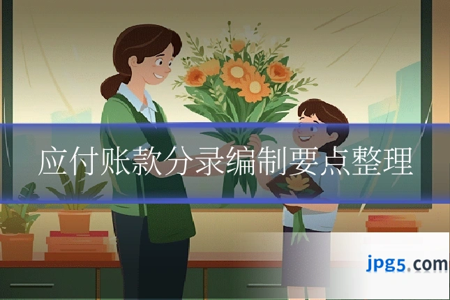 应付账款分录编制要点整理